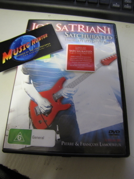 JOE SATRIANI - SATCHURATED LIVE IN MONTREAL UUSI 2DVD (+)