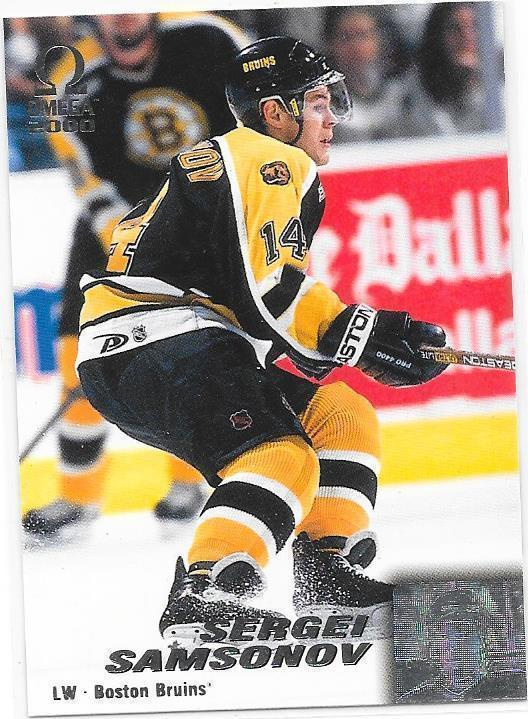 1998-99 Pacific Omega #21 Sergei Samsonov Boston Bruins