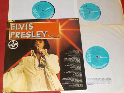 ELVIS PRESLEY Vol. 2 - 3x LP BOX rockabilly EX-