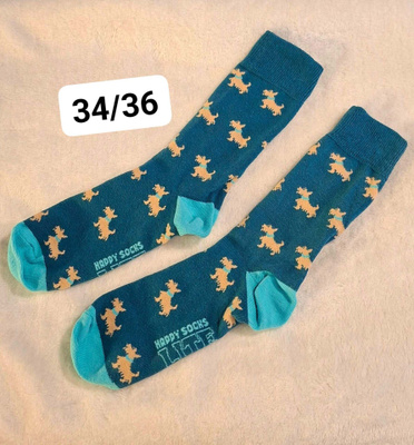34/36 happy socks koira sukat