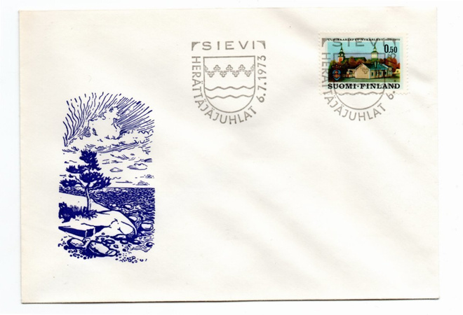 SIEVI:  Herättäjäjuhlat (erikoisleima 6.7.1973)