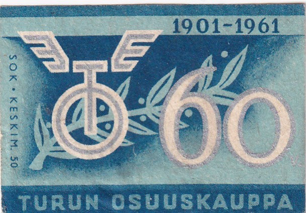 Turku, Turun Osuuskauppa 1901 - 1961    b606