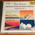 Ozawa / Boston: Vivaldi Four Seasons SEALED JAPAN 80s TELARC - pikkukuva 1