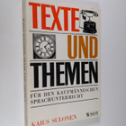 Kaius Sulonen : Texte und Themen fur den kaufmännischen S... - pikkukuva 1
