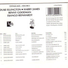 cd, Vintage Jazz. Vol 2: Benny Goodman, Django Reinhardt - pikkukuva 2