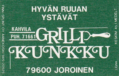Joroinen, Grilli Kunkku  2/16