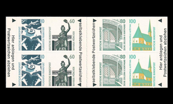 Saksa 1531-4mh ** Käyttömerkkejä: nähtävyyksiä vihko (