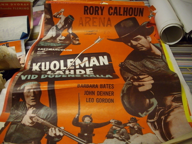 Vanha elokuvajuliste: Kuoleman lähde ( Rory Calhoun ) Sis.pk