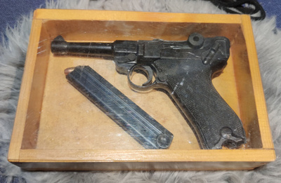 MGC Luger P08 (Parabellum) metallinen replika – Vintage 1970