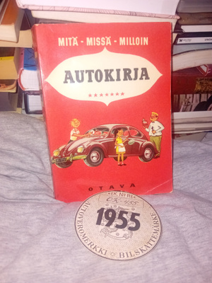 MITÄ MISSÄ MILLOIN AUTOKIRJA ( SIS POSTIKULU)