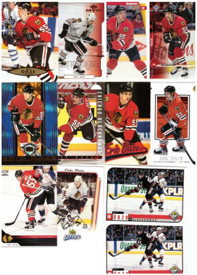 12 x ERIC DAZE Chicago Blackhawks