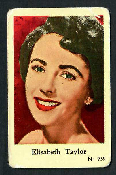 Keräilykuva - Elisabeth Taylor Nr 759
