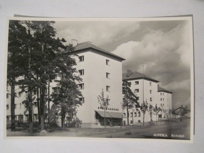 VANHA Postikortti Kotka 1950-l Alkup.Mallikappale