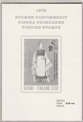Suomen Postimerkit 1972, vuosilajitelma