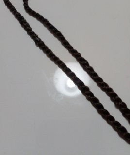 Ruskea satiini nyöri 70cm