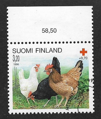 Punainen risti 1996 3,20+0,70mk (LAPE 1330) EP O