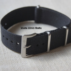 Nato 22mm musta - tikattu - pikkukuva 5