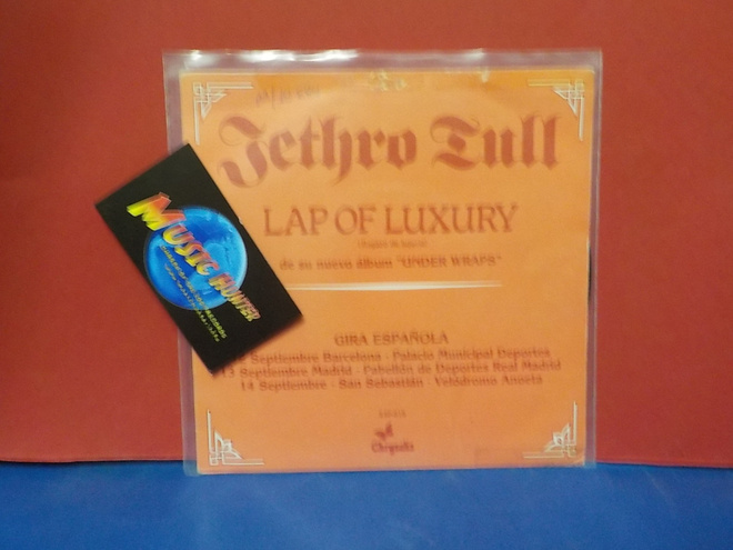 JETHRO TULL - LAP OF LUXURY EX/EX- SPAIN -84 PRESS 7"