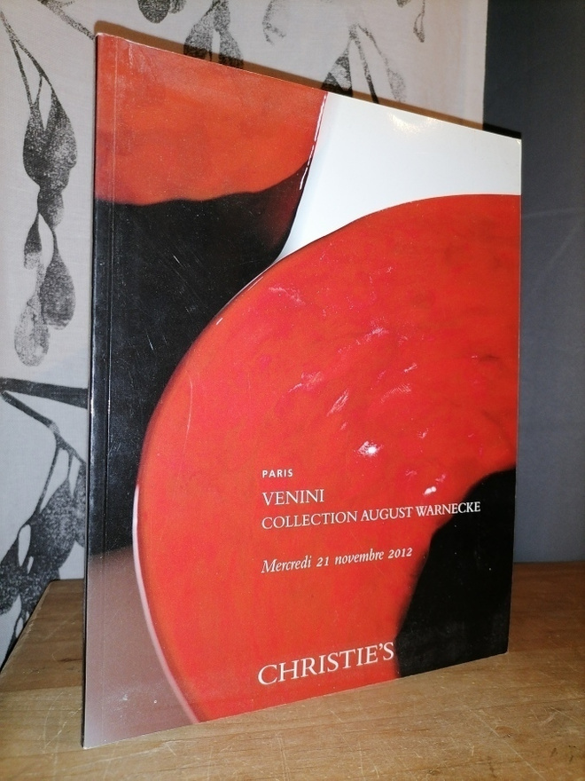 Christie's - Venini collection august 2012 - Huutokauppaluet