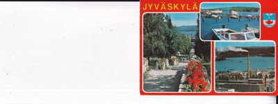 Jyväskylä,. vaakuna,  sommitelmakortti    b701