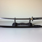 Katana + Bushido-teline – terävä hiiliterä, näyttävä - pikkukuva 2