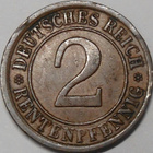 Saksa. 2 rentenpfennig 1924A. - pikkukuva 1