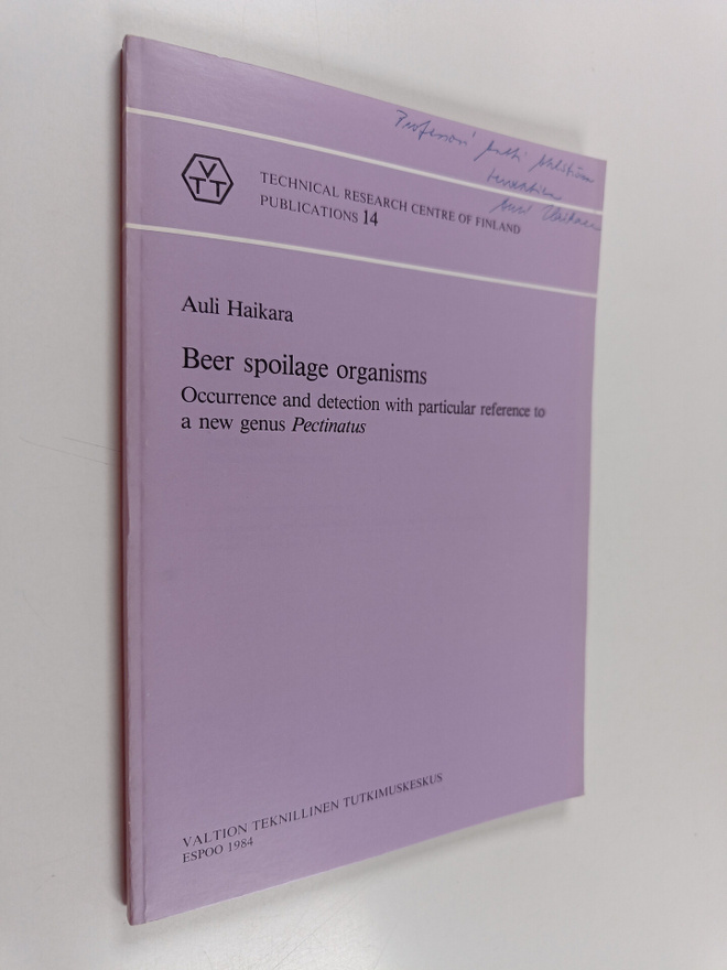 Auli Haikara : Beer Spoilage Organisms - Occurrence and D...
