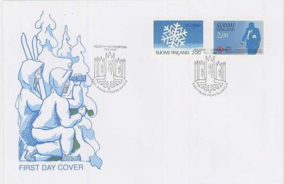1990 Talvisota ja sotainvalidit FDC