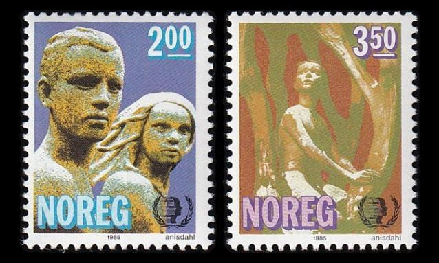 Norja 924-5 ** Maailman nuorisovuosi (1985)
