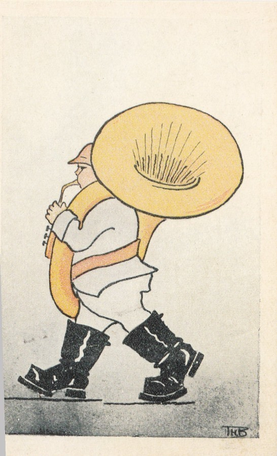 Sotilas , torvi ,  Theodor Henrik Bruun vuodelta 1920  b220