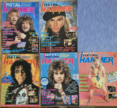 Metal Hammer lehtiä vuosi 1988