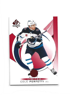 COLE PERFETTI - 2024-25 SP AUTHENTIC # 73 RED LIMITED