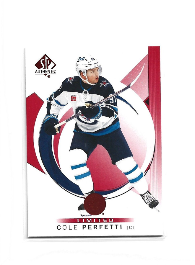 COLE PERFETTI - 2024-25 SP AUTHENTIC # 73 RED LIMITED