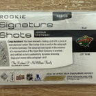 2018 UD Engrained Rookie Signature Shots Jordan Greenway - pikkukuva 2