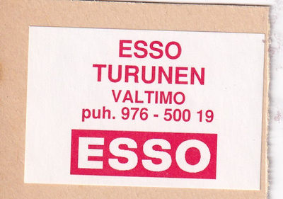 Valtimo,  ESSO TURUNEN,  b428