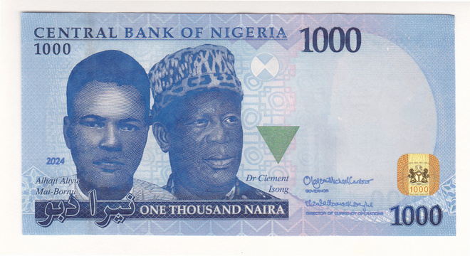 Nigeria 1000 Naira v.2024 UNC P-New Desing