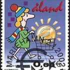 Åland 2002 EURO 0,60 € EP alareuna LOISTO LaPe 198 - pikkukuva 1