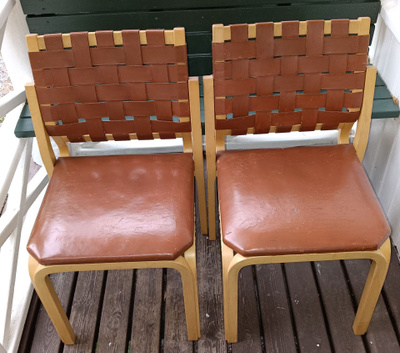 Artek Aalto tuoli Y612  2 kpl, 2 chairs