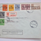 VANHA FDC Ensipäivä R-Kuori Itä-Karjala Vieljärvi 1.X.1941 - pikkukuva 1