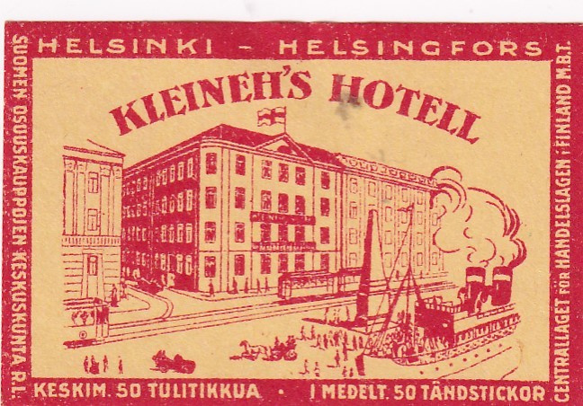 Helsinki, Helsingfors, Kleineh`s Hotell   3/14