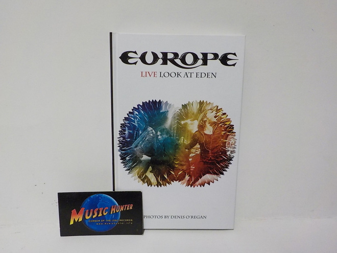 EUROPE - LIVE LOOK AT EDEN KIRJA + CD + DVD + NIMMARIT!