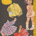 Paperinukke tyttö 1950-luku - pikkukuva 2