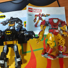 Lego 76270 Batman robottiasu + 76307 Iron Man robottiasu - pikkukuva 1