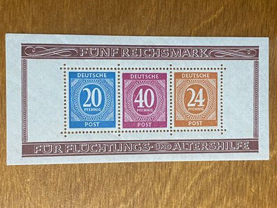 SAKSA 1946 YHTEISET BLOKKI BL12A**