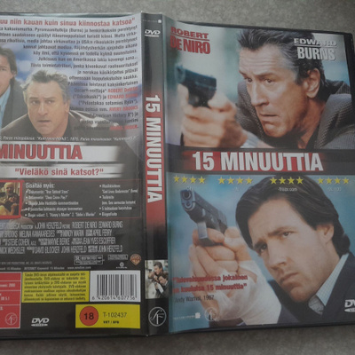 15 minuuttia dvd,robert de niro