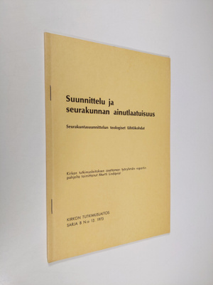 Martti (toim.) Lindqvist : Suunnittelu ja seurakunnan ain...