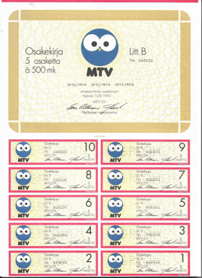 OKK 1990 MTV Helsinki sp