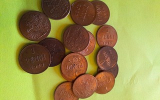 16 kpl 1917 penni