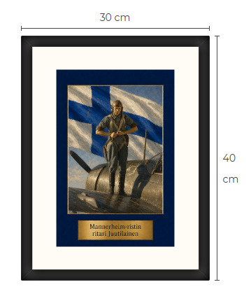 Uusi Mannerheim-ristin ritari Juutilainen art print