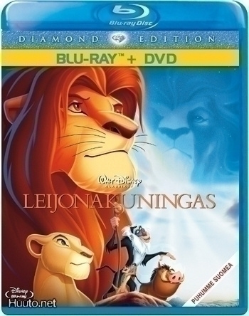 Leijonakuningas Blu-Ray + DVD (Disneyn 32. Klassikko)
